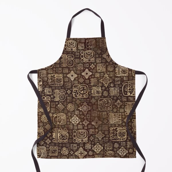 Item preview, Mayan glyphs and ornaments pattern #2 designed and sold by k9printart.