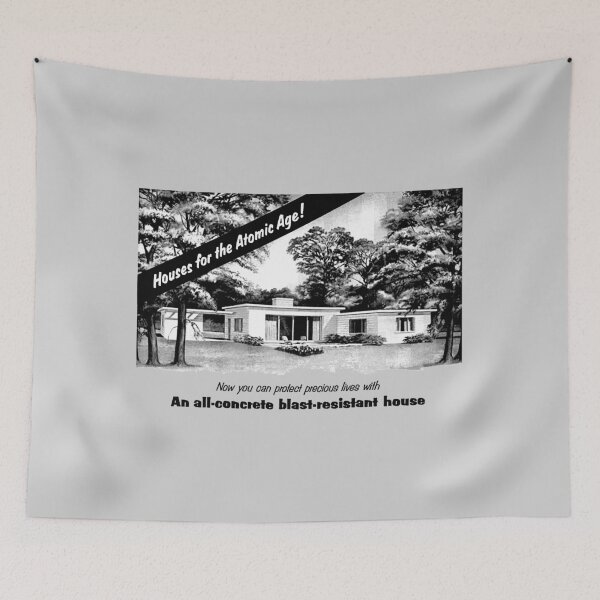 Item preview, BLAST-RESISTANT HOUSE designed and sold by ThrowbackAds.