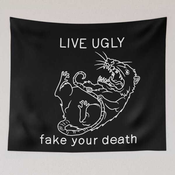 Item preview, Possum - live ugly fake your death designed and sold by ValentinaHramov.