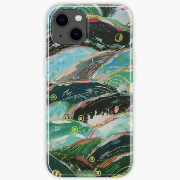 Ponyos Wellen iPhone Flexible Hülle