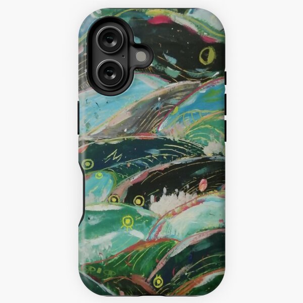Vista previa del artículo con la obra «Las olas de Ponyo», diseñado y vendido por Luna Meduri.