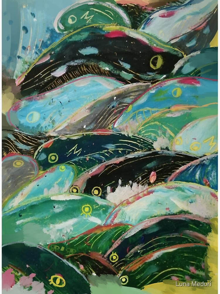 Ponyo's waves by Lunrii