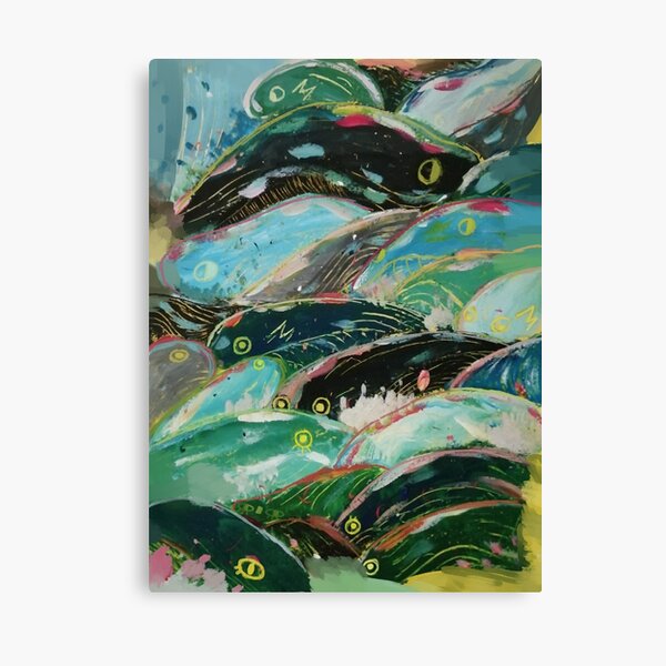 Ponyo's waves Canvas Print