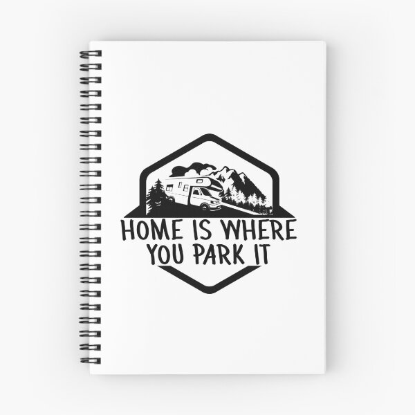 Item preview, Home is where you park it, RV truck, vacation, Funny Camping Design designed and sold by HEJAshirts.