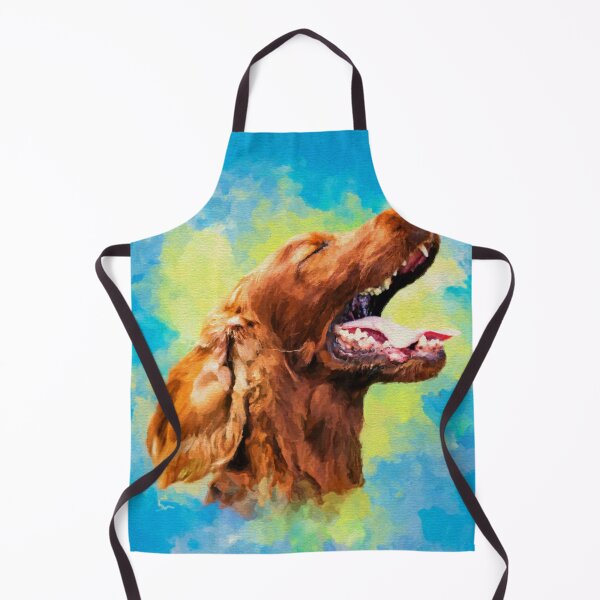 Item preview, Irish Setter - happy dog designed and sold by k9printart.