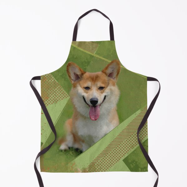 Item preview, Pembroke Welsh Corgi Abstract Mixed Media designed and sold by k9printart.