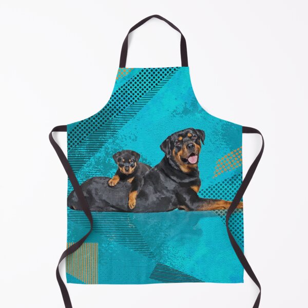 Item preview, Rottweiler with a puppy  designed and sold by k9printart.
