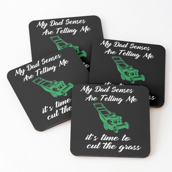 Item preview, My Dad Senses Are Telling Me it's time to cut the grass, Funny Mens Grass Cutting Gift  designed and sold by alikassi.