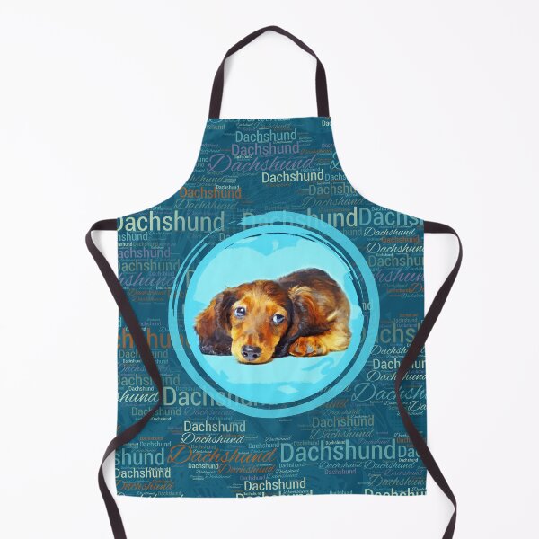 Item preview, Cute Longhaired Dachshund Puppy designed and sold by k9printart.