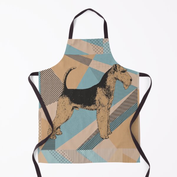 Item preview, Airedale Terrier Geometric Abstract designed and sold by k9printart.