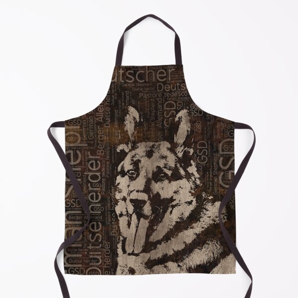 Item preview, German Shepherd Dog - Wooden Texture designed and sold by k9printart.
