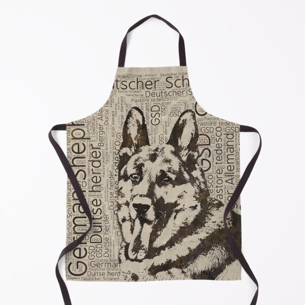 Item preview, German Shepherd Dog - Wooden Texture on Canvas designed and sold by k9printart.