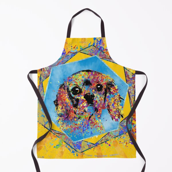 Item preview, Cavalier King Charles Spaniel Abstract Mixed Media designed and sold by k9printart.