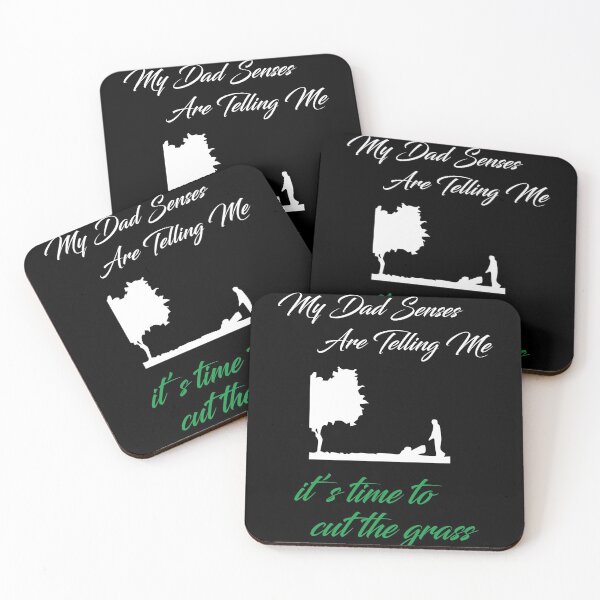 Item preview, My Dad Senses Are Telling Me it's time to cut the grass, Funny Mens Grass Cutting Gift designed and sold by alikassi.