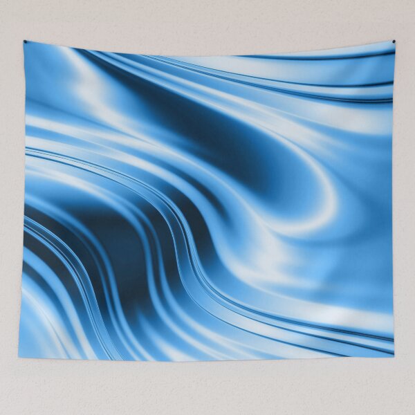 Item preview, Silky Blue Ripples designed and sold by WisdomInspired.