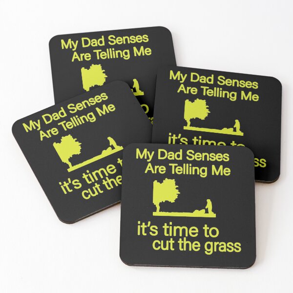 Item preview, My Dad Senses Are Telling Me it's time to cut the grass, Funny Mens Grass Cutting Gift  designed and sold by alikassi.
