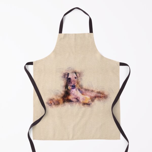 Item preview, Airedale Terrier Sketch Digital Art designed and sold by k9printart.