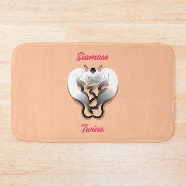 Item preview, Siamese Cat Twins, Happy Adopted Cat Mom designed and sold by NebulaDesigns86.