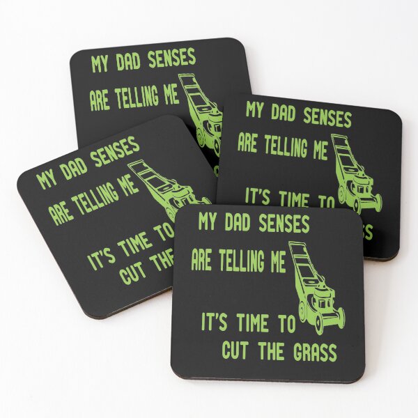 Item preview, My Dad Senses Are Telling Me it's time to cut the grass, Funny Mens Grass Cutting Gift  designed and sold by alikassi.