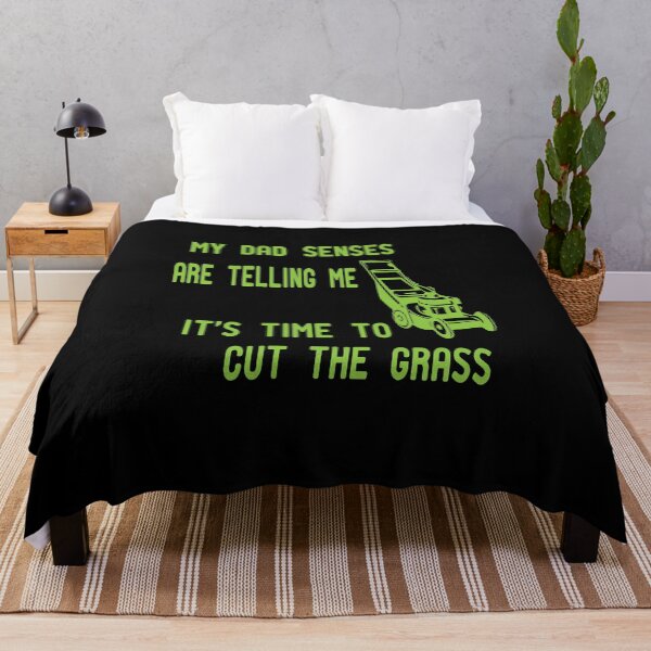 Item preview, My Dad Senses Are Telling Me it's time to cut the grass, Funny Mens Grass Cutting Gift  designed and sold by alikassi.