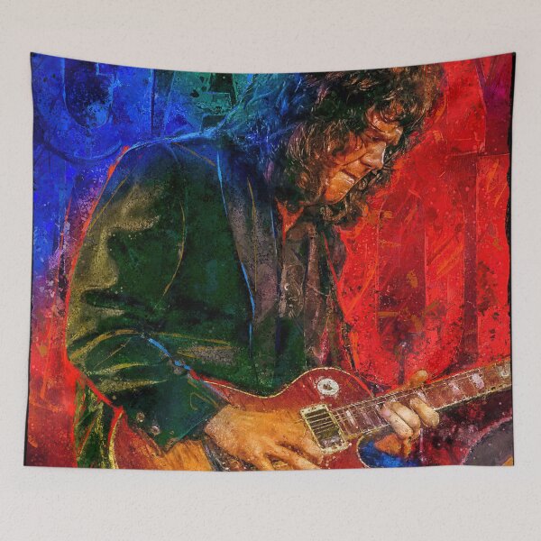 Item preview, Gary Moore Tribute portrait art designed and sold by el-padre.