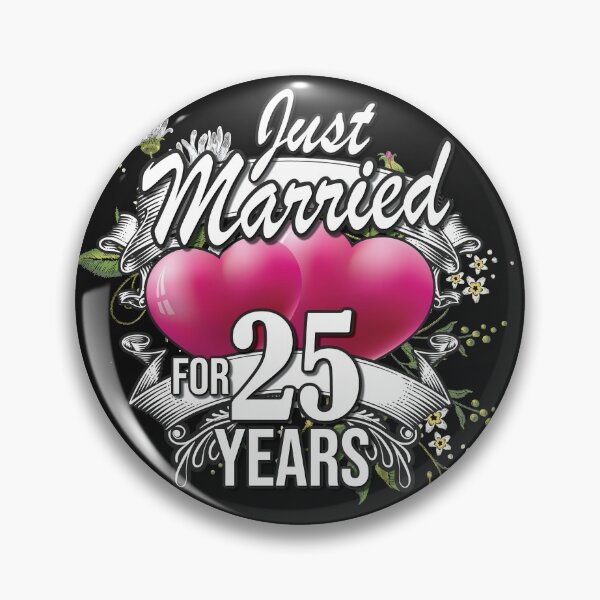 Item preview, Just married for 25 years! designed and sold by Cutebutfunny.