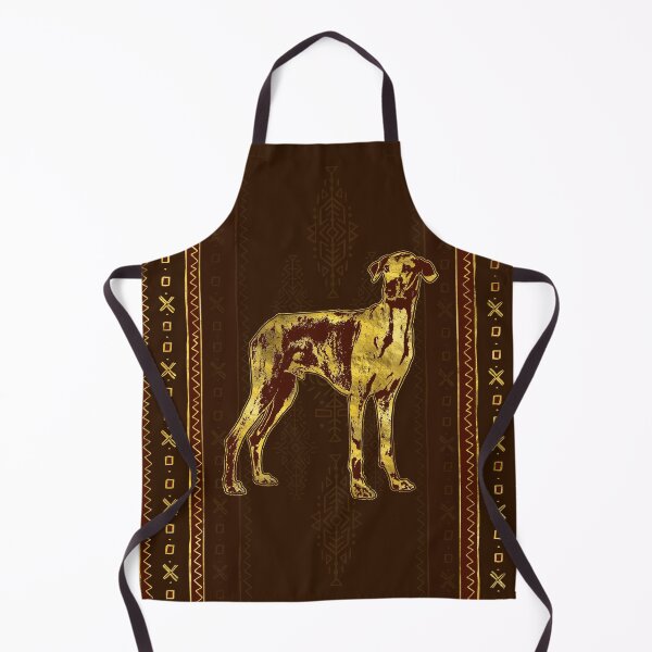 Item preview, Azawakh Sighthound on African Patern  designed and sold by k9printart.