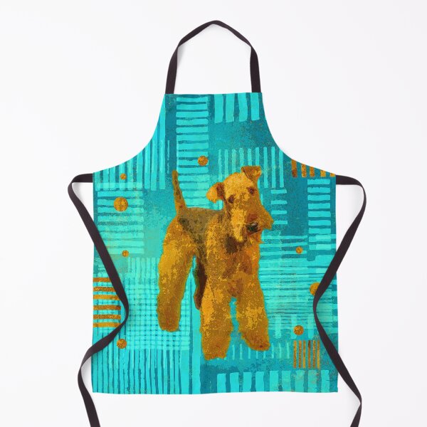 Item preview, Abstract Airedale Terriers Digital Art designed and sold by k9printart.