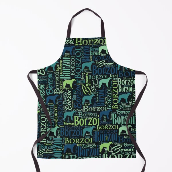 Item preview, Borzoi Dog Word Art pattern designed and sold by k9printart.
