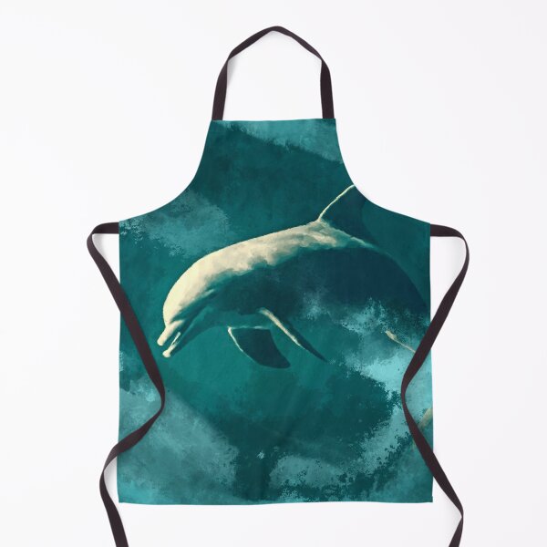 Item preview, Watercolor Wild Dolphin  Digital Art designed and sold by k9printart.