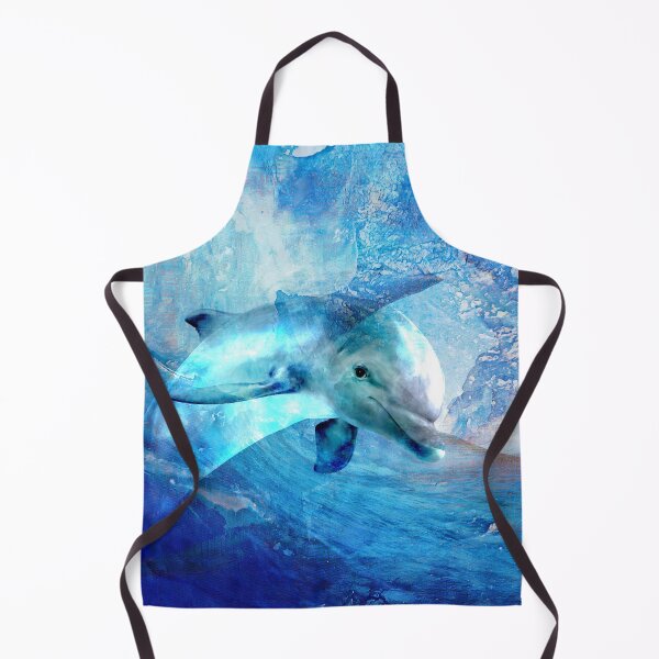 Item preview, Watercolor Dolphin  Digital Art designed and sold by k9printart.
