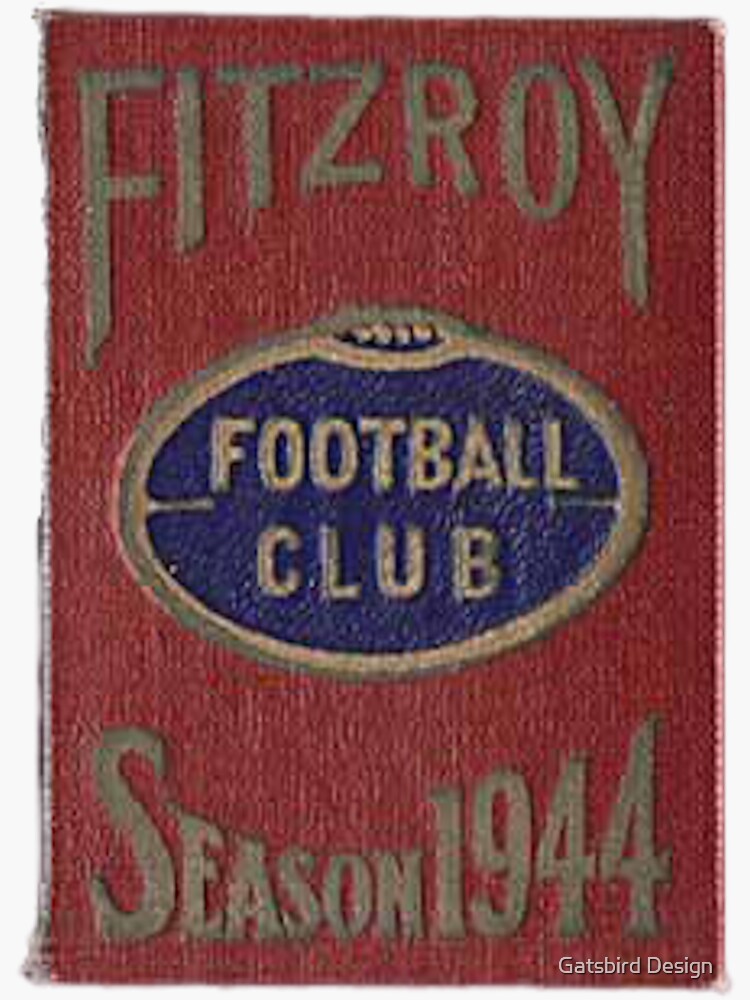 "Vintage Fitzroy football club AFL Footy" Sticker for Sale by euror