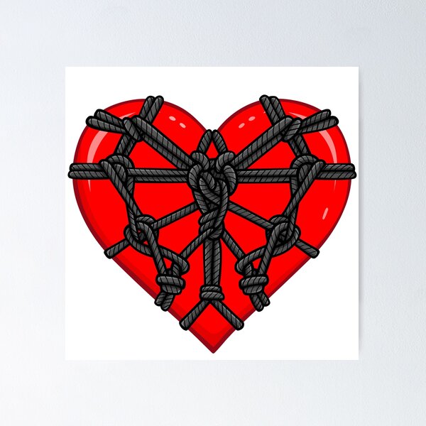 Item preview, Animation heart is tied by a rope. designed and sold by YanaZvereva.