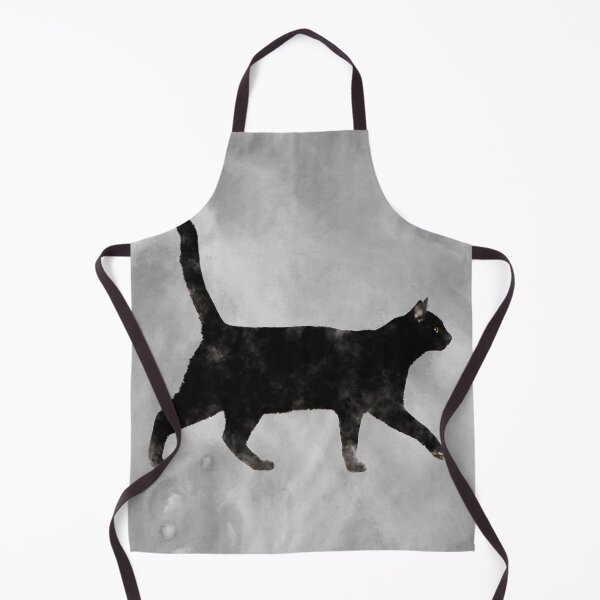 Item preview, Black Watercolor cat designed and sold by k9printart.