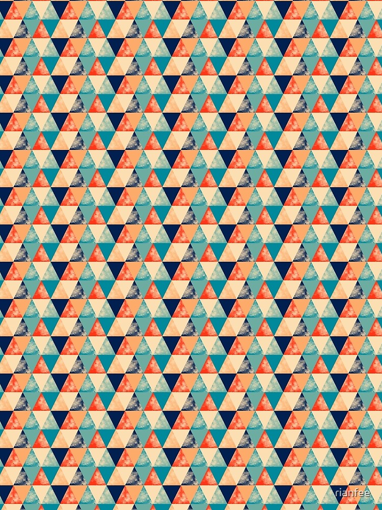 Thumbnail 3 of 3, Scarf, VSCO Triangle Pattern designed and sold by rianfee.
