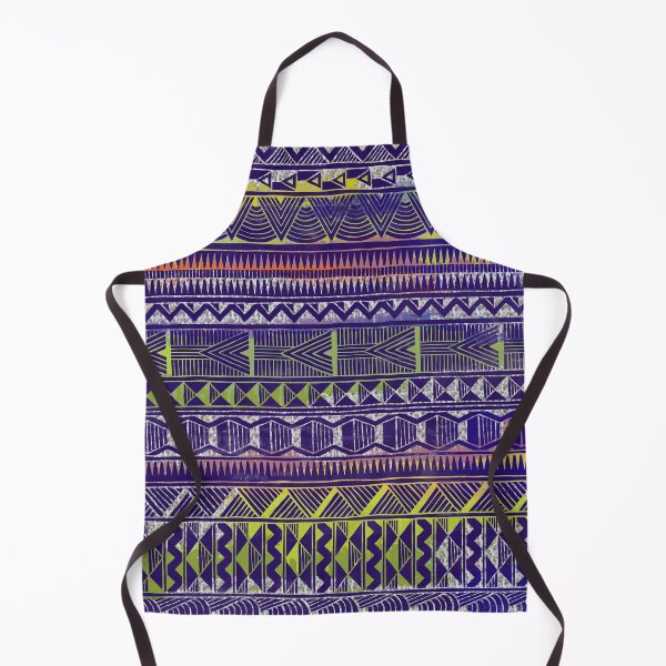 Item preview, Watercolor and Silver Tribal Pattern on Purple designed and sold by k9printart.
