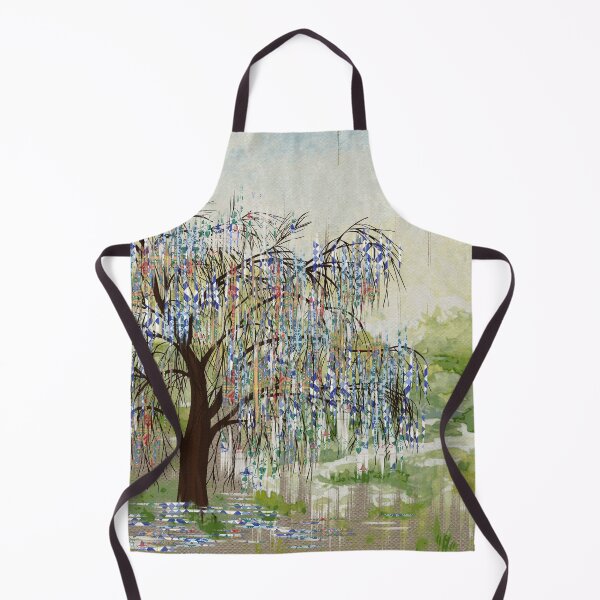 Item preview, Willow Tree Abstract digital art composition designed and sold by k9printart.