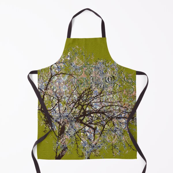Item preview, Spring Tree Abstract digital art composition designed and sold by k9printart.