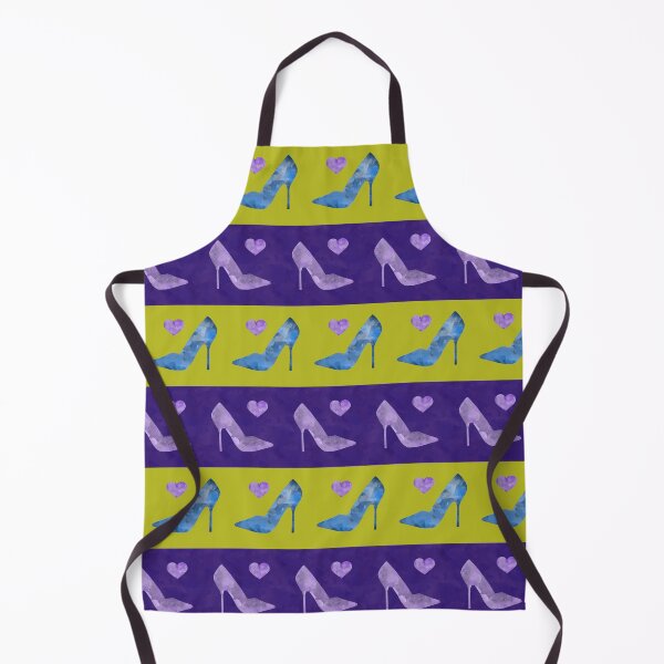 Item preview, High Heels Patterns watercolor blue, purple and green designed and sold by k9printart.