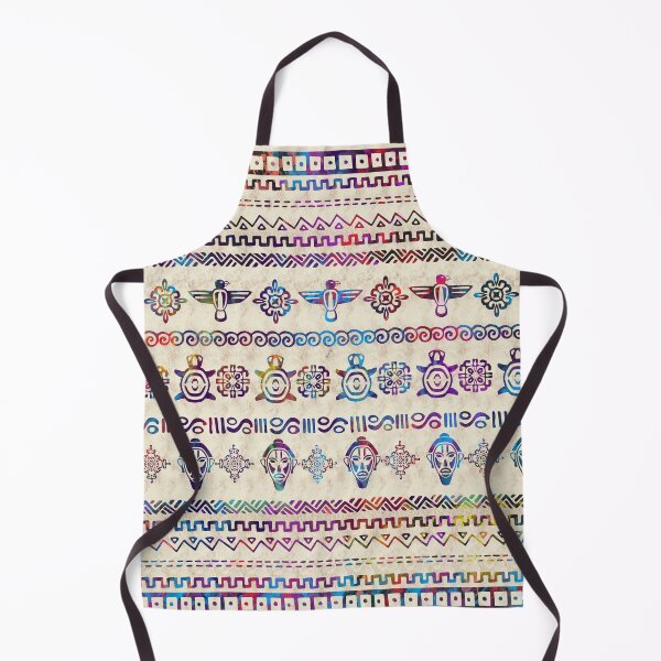 Item preview, Maya / Aztec Gentle Watercolor pattern designed and sold by k9printart.