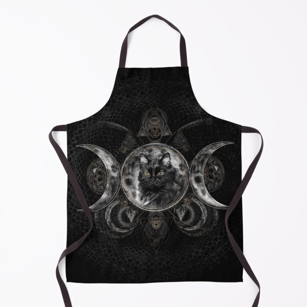 Item preview, Triple Moon - Black cat designed and sold by k9printart.