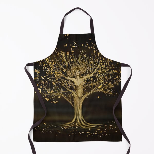 Item preview, Golden Tree Goddess designed and sold by k9printart.