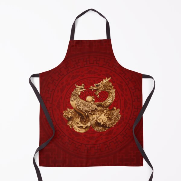 Item preview, Phoenix and Dragon - on red designed and sold by k9printart.