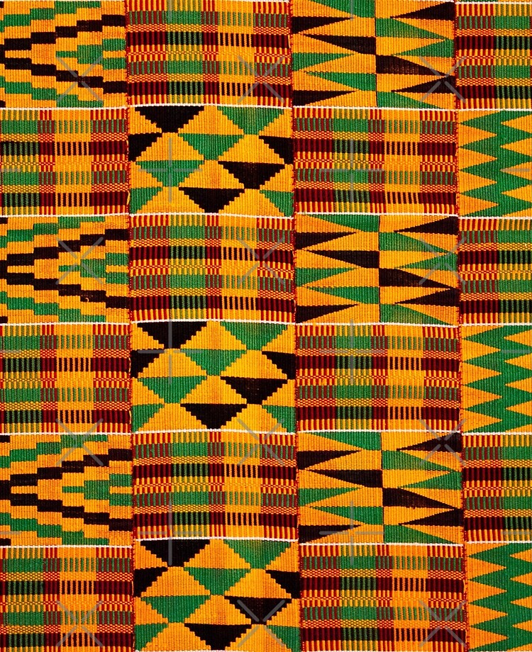 iPad Case with Lively and Colorful Kente Cloth Patterns - Royal Pattern
