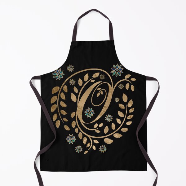 Item preview, Luxury Golden Calligraphy Monogram with letter O designed and sold by k9printart.
