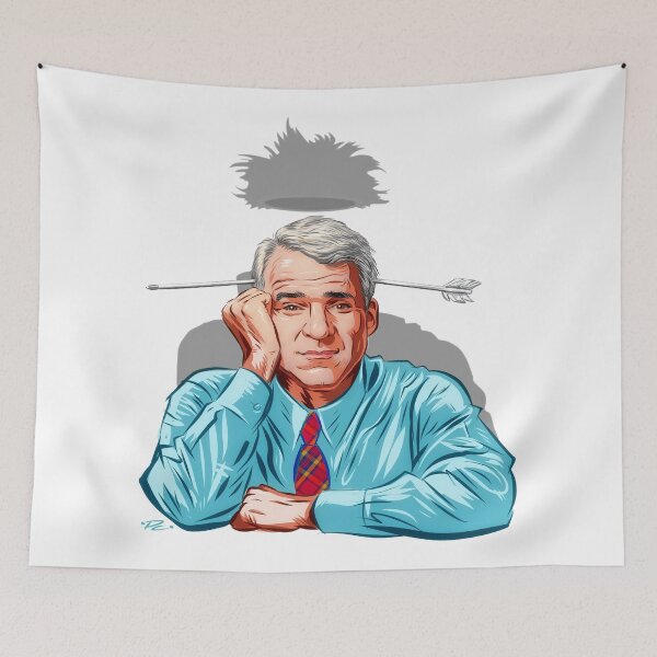 Item preview, Steve Martin - An illustration by Paul Cemmick designed and sold by TIGERDAVER.