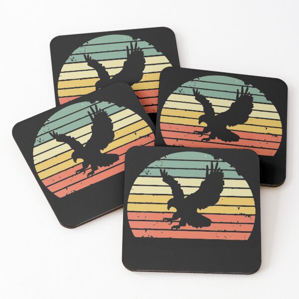 Item preview, Eagle vintage sunset design designed and sold by Boutique-Chic.