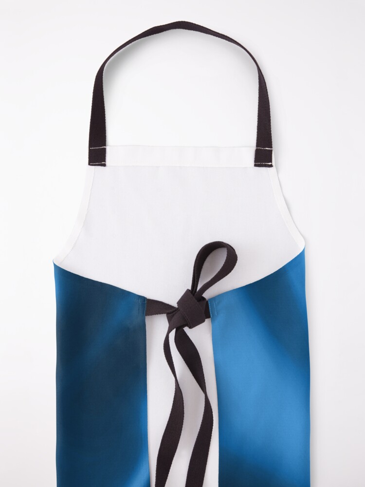 Alternate view of Silky Blue Waves Apron