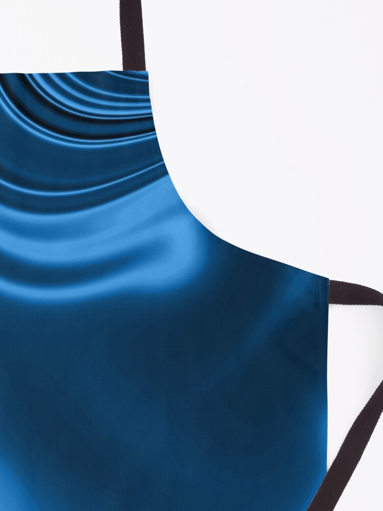 Alternate view of Silky Blue Waves Apron