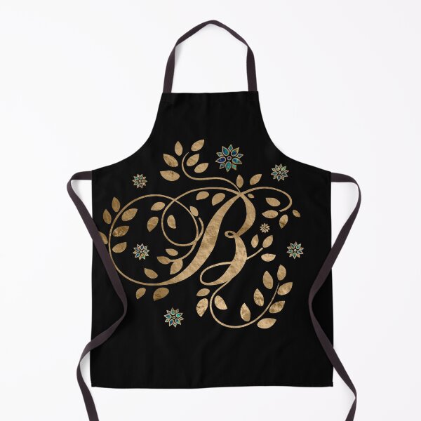Item preview, Luxury Golden Calligraphy Monogram with letter B designed and sold by k9printart.
